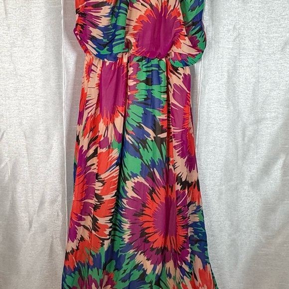 Newbury Kustom‎ Multicolor Abstract maxi Dress size medium - Picture 4 of 5